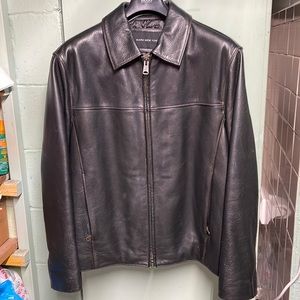 Men’s lined leather Coat